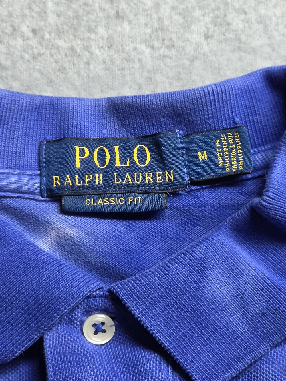 Ralph Lauren Blue Tie-Dye Polo Shirt